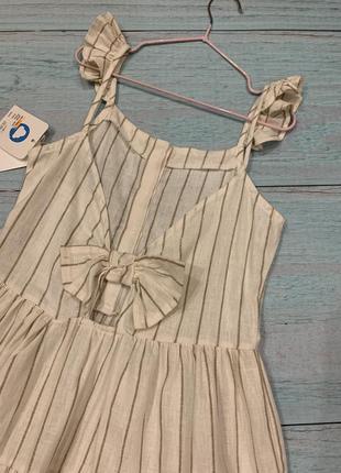 Стильний лляний сарафан/сукня mayoral на вік 9-10 років/140 см10 фото
