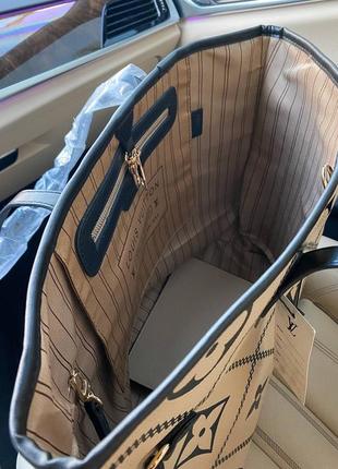 Сумка neverfull beige 2