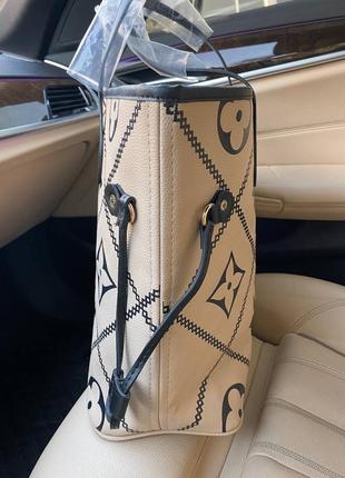 Сумка neverfull beige 4