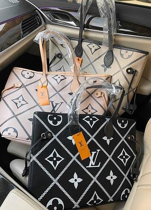 Сумка neverfull beige 3