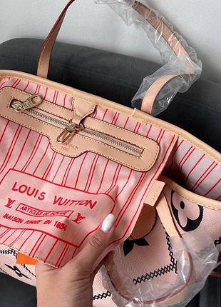 Сумка neverfull pink 3