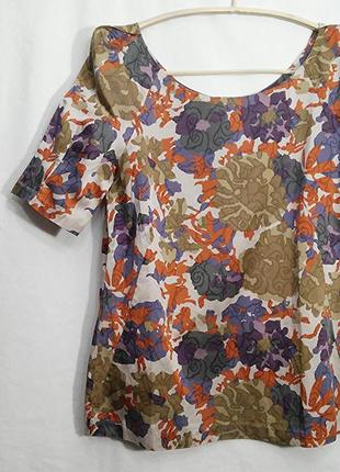 Comptoir des cotonniers, блуза топ шовк коттон короткий