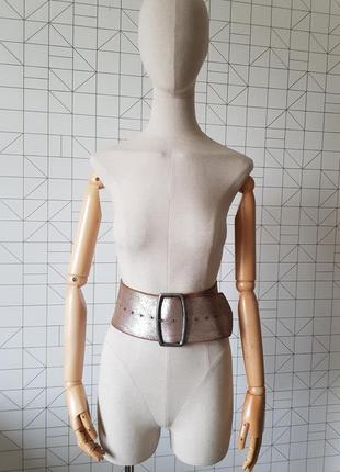 Стильный широкий ремень, женский кожаный пояс италия, широкий поясной ремень nolita