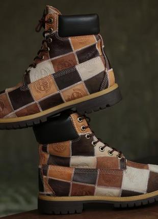 timberland patchwork boots