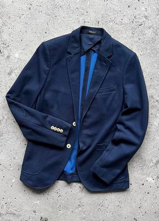 Zara man blue blazer jacket чоловічий блейзер1 фото