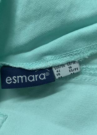 Летняя мятная мини юбка esmara размер 16/2xl4 фото
