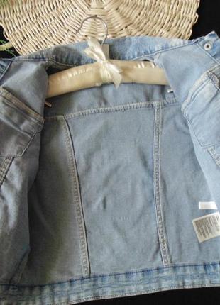 Модная джинсовая куртка h&m10 фото