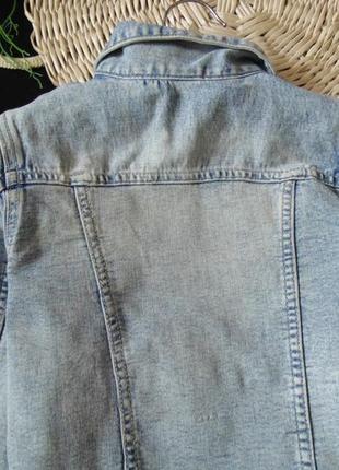 Модная джинсовая куртка h&m7 фото