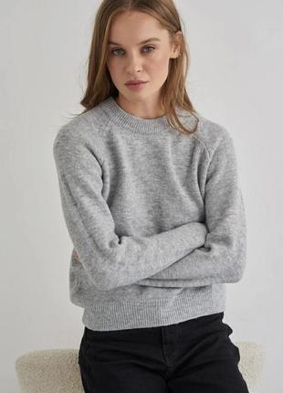 Свитер теплий вязаний светер джемпер пуловер кофта