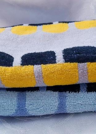 Полотенца (рушники) руки, кухня, лицо 35*75 махра  желтый3 фото