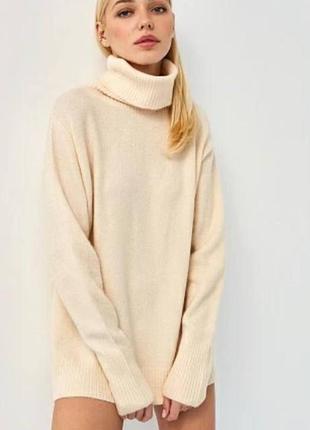 Туника туніка теплий вязаний светер джемпер пуловер кофта гольф6 фото