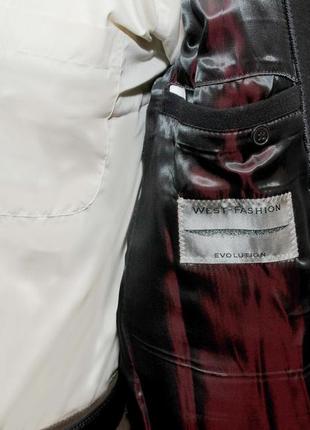 Мужское пальто "west fashion". черное (52р,)7 фото