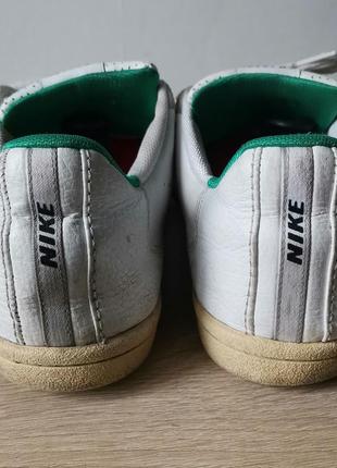 Nike brs винтажные белые кожаные кроссовки - 27 см6 фото