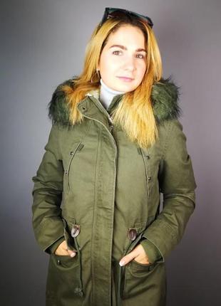 Жіноча зимова куртка парка minority