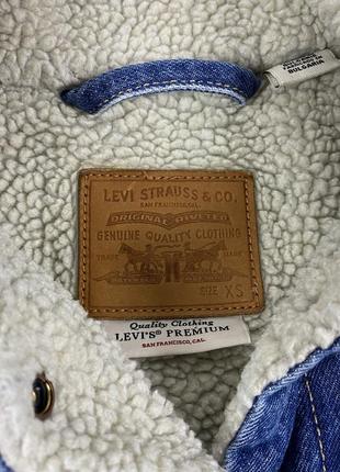 Levi’s premium шерпа пальто6 фото