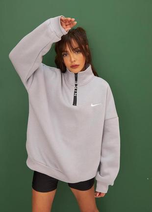 Світшот світло-сірий унісекс жіночий чоловічий nike