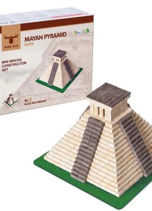 Керамічний конструктор із міні-цеглинок піраміда 750 деталей1 фото