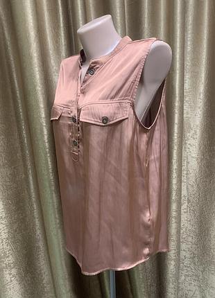 Блуза h&m шовкова теракотова  розмір l xl