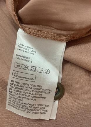 Блуза h&m шовкова теракотова  розмір l xl6 фото