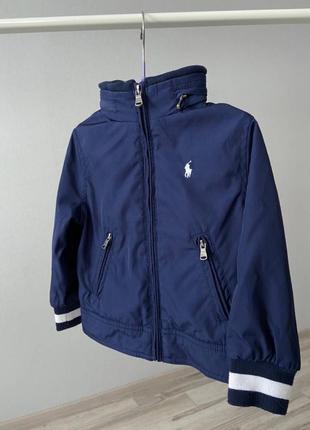 Курточка дитяча поло ральф синя для хлопчика для дівчинки для дитини polo ralph lauren