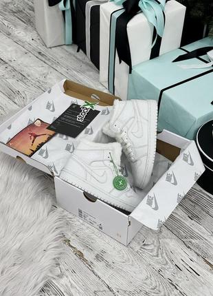 Чоловічі кросівки jordan 1  мужские кроссовки джордан зимние