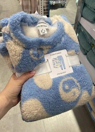 Піжама домашній костюм жіночий теплий primark xxs,s,m,l,xl