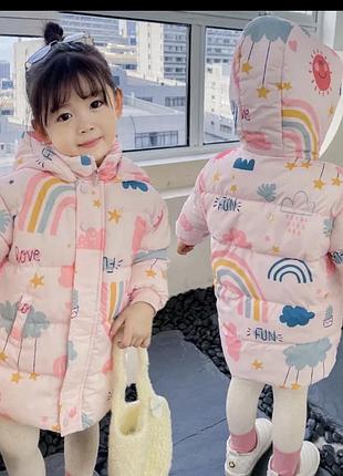 Куртка парка пальто для дівчаток