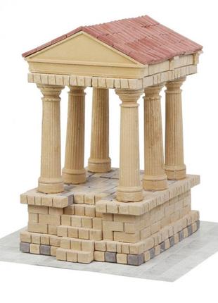 Керамічний конструктор із міні-цеглинок римський храм 390 деталей2 фото