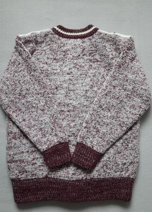 Бесподобный тёплый вязаный кардиган с вышивкой батал reflect knitwear5 фото