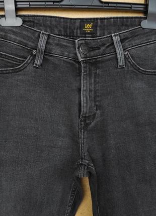 Зауженные джинсы slim lee средняя посадка р.w 28 / l319 фото
