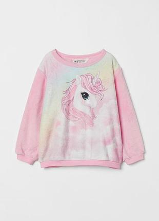 Тепла кофта меховушка h&m 4-6 6-8