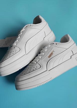 Кроссовки puma ca pro white1 фото