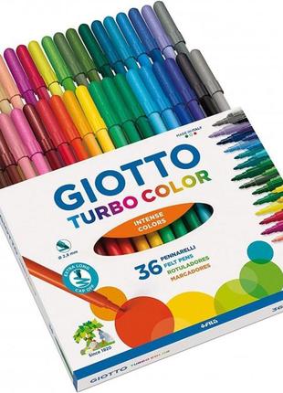 Giotto набір фломастерів turbo color, 2.8 мм, 36 кольорів