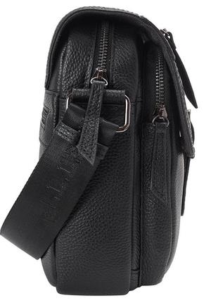 Сумка повсякденна giorgio ferretti чоловіча шкіряна сумка через плече giorgio ferretti shigf3489-black4 фото