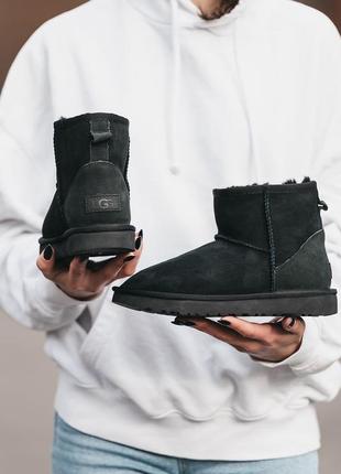 Уггі ugg classic mini ❄️ зимові чоботи, замшеві черевики2 фото