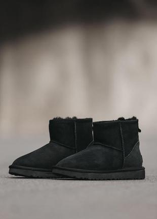 Уггі ugg classic mini ❄️ зимові чоботи, замшеві черевики3 фото