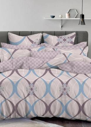 Двоспальний комплект постільної білизни "абстракція", бязь голд люкс "віталіна"