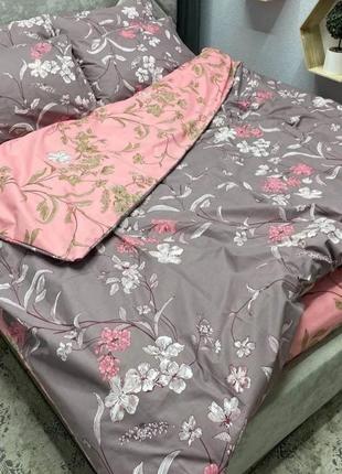 Семейный комплект постельного белья " цветы ", бязь голд люкс, "виталина"