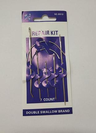 Набір голок для шкіри 5 рівних 2 напівкруглих