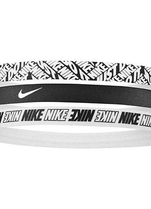 Спортивні пов'язки на голову nike printed headband 6шт.