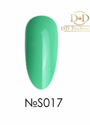 Гель лак насыщенно - мятный dd professional коллекция sun № s017