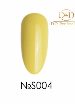 Гель лак жовтий dd professional колекція sun № s004