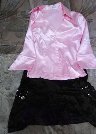 Блуза рожева