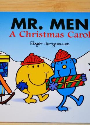 Mr.men a christmas carol, детская книга на английском