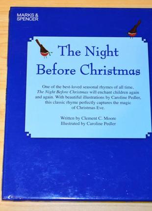 The night before christmas детская книга на английском8 фото