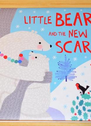 Little bear and new scarf, детская книга на английском