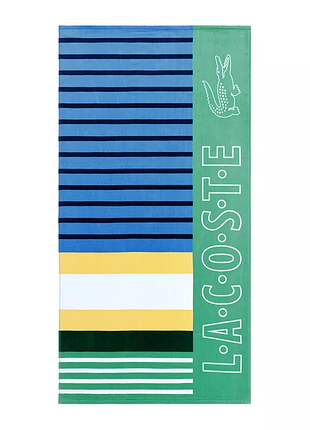 Рушник банний для сауни пляжний 92 см × 178 см lacoste