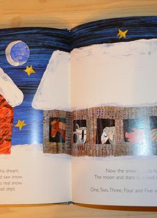 Snow dreaming by eric carle, детская книга на английском7 фото