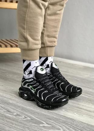 Чоловічі кросівки nike vapormax tn. колір чорний6 фото