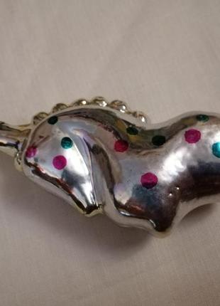 Елочная игрушка ссср *лошадка *.